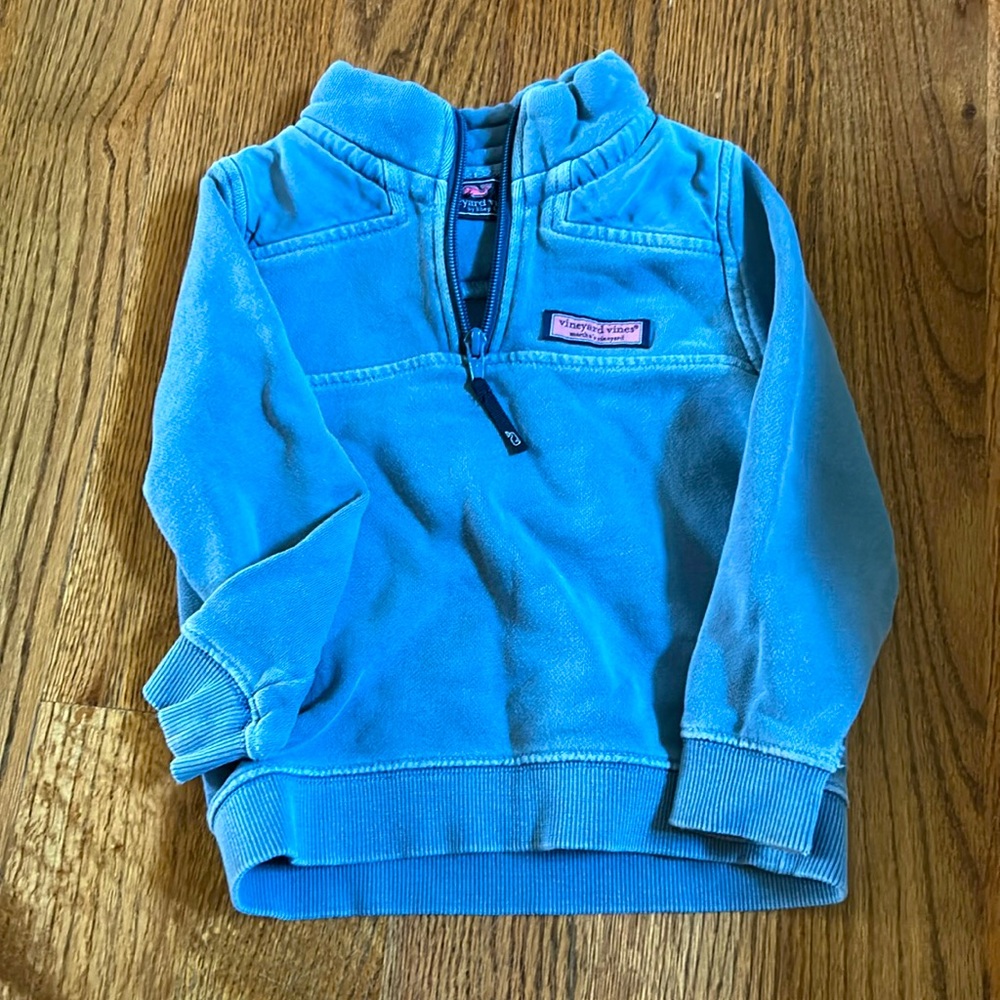 2T Vineyard Vines 1/4 zip sweater